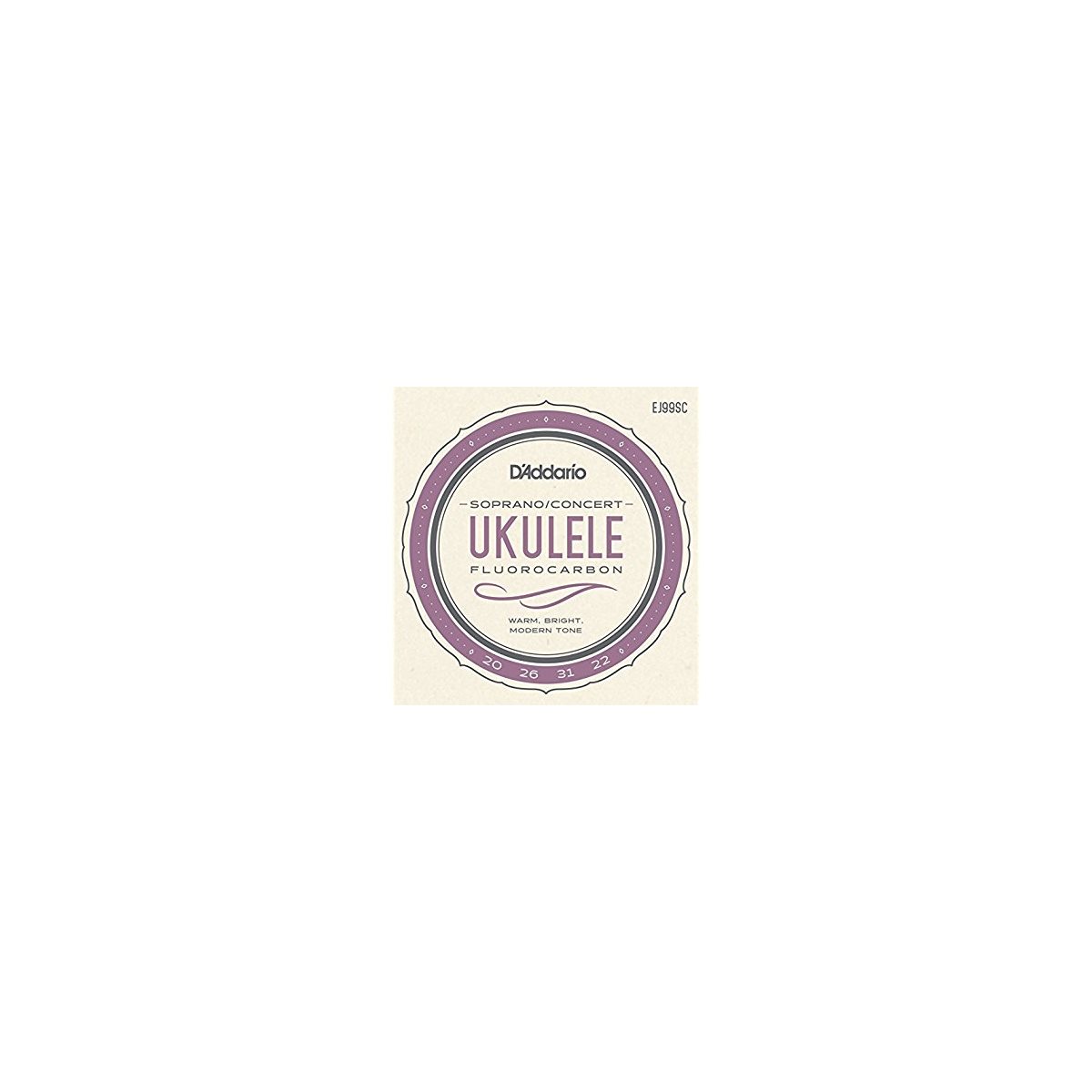 D'ADDARIO - EJ99SC - Cordes pour Ukulélé Soprano / Concert