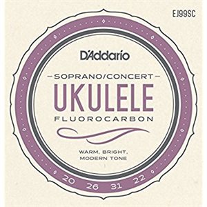 D'ADDARIO - EJ99SC - Cordes pour Ukulélé Soprano / Concert