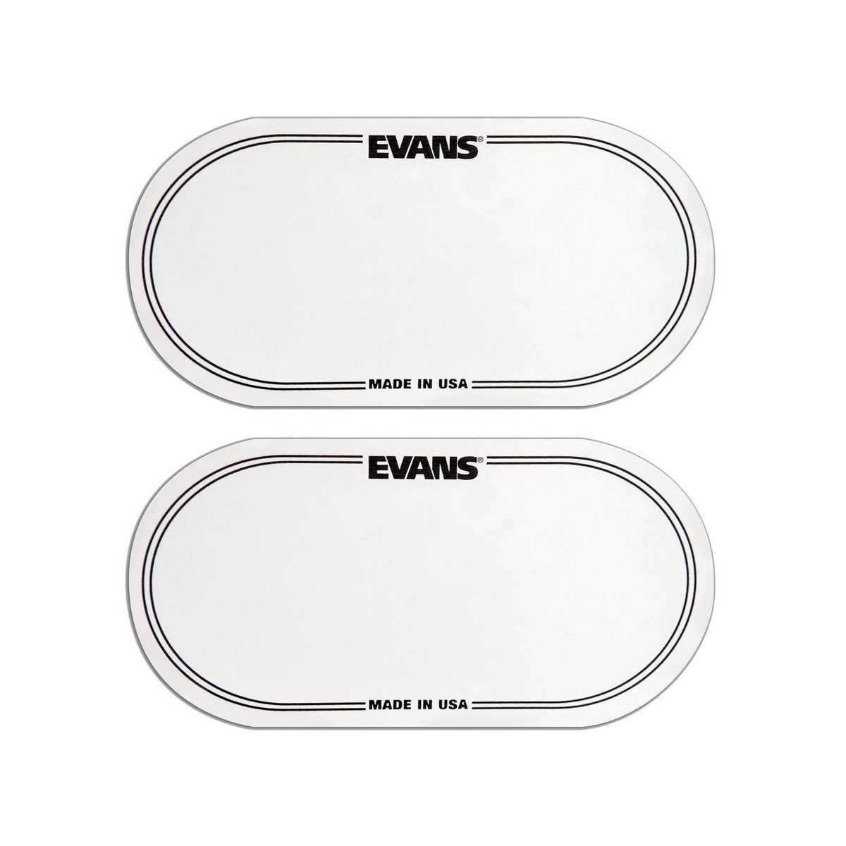 EVANS - EQ PATCH DOUBLE EN PLASTIQUE CLAIR