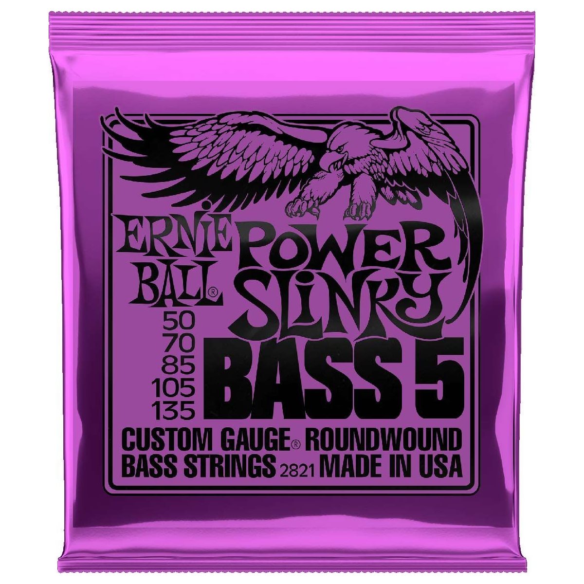 ERNIE BALL - BASS STRINGS - 5 STRINGS - 50-135