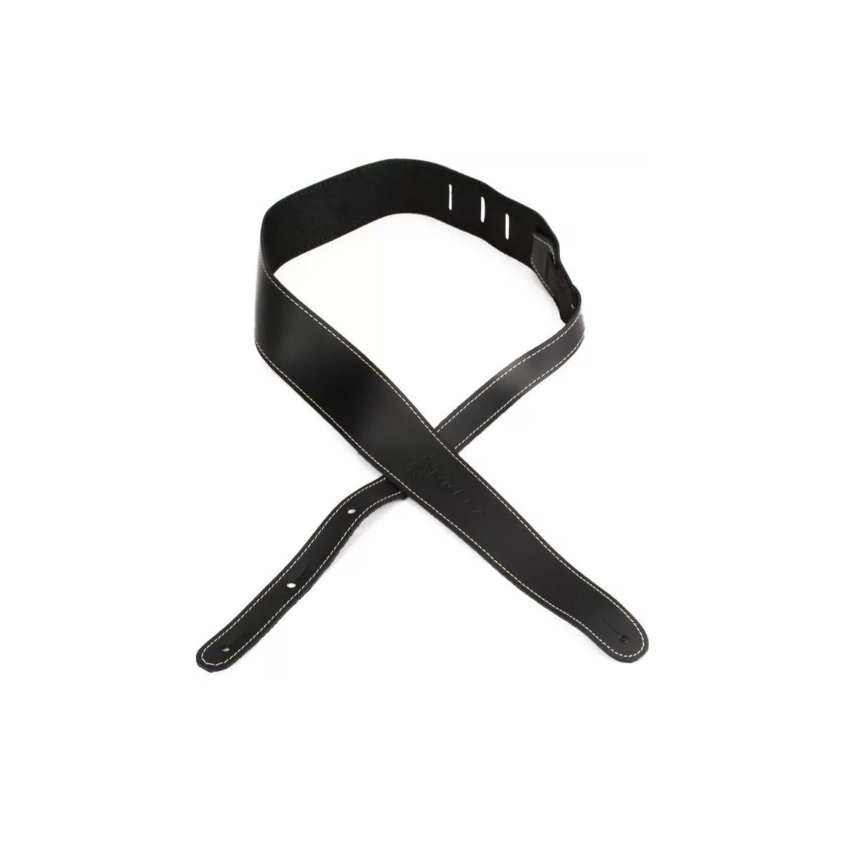 MARTIN - SLIM LEATHER STRAP - BLACK