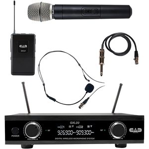 CAD - Digital Dual Channel Wireless System AH - handheld / bodypack