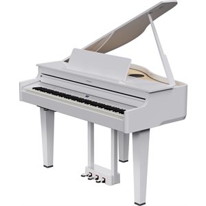 ROLAND - GP-6 - Piano à Queue de taille réduite - Blanc poli