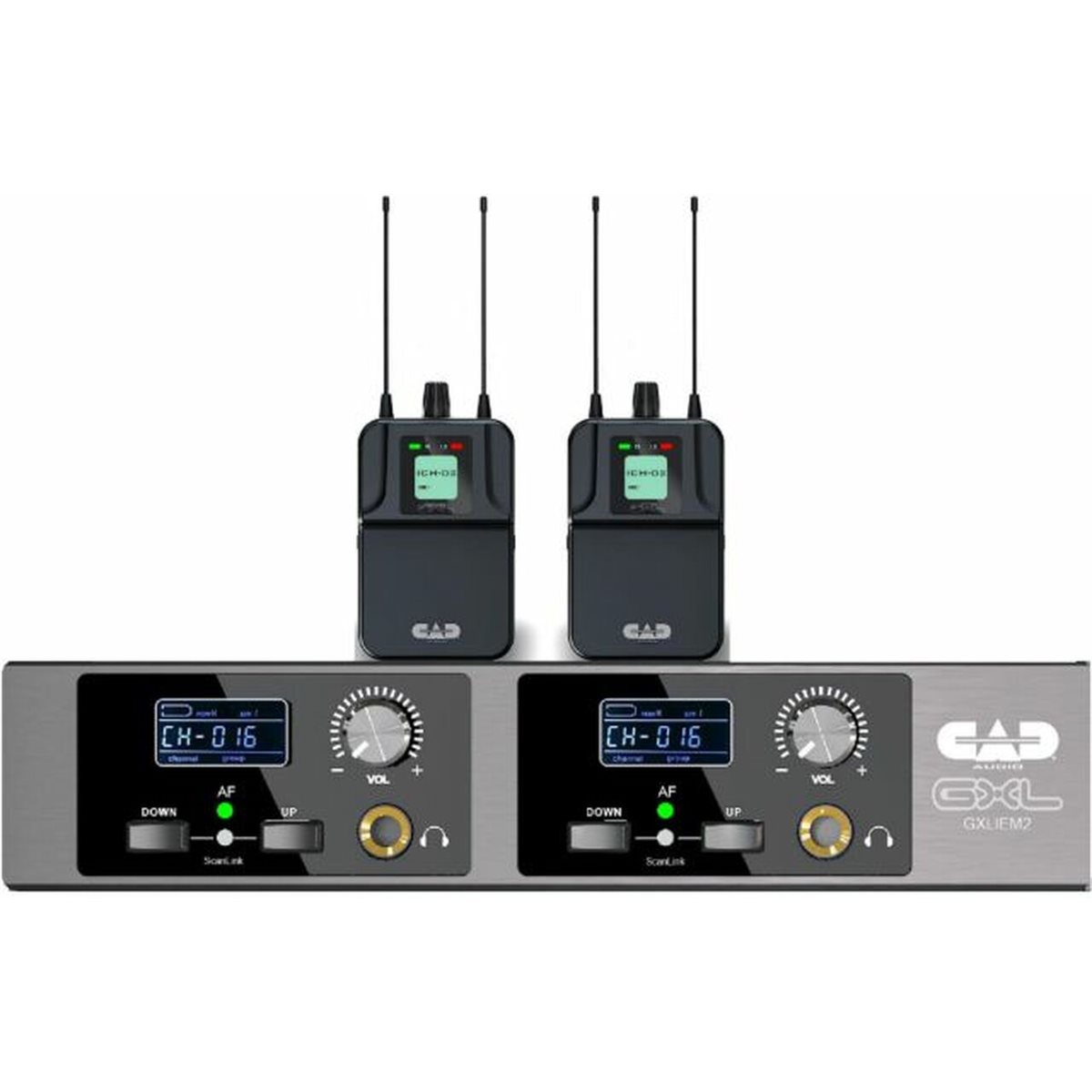 CAD - WIRELESS IN EAR MONITOR SYSTEM - 2 IN EAR