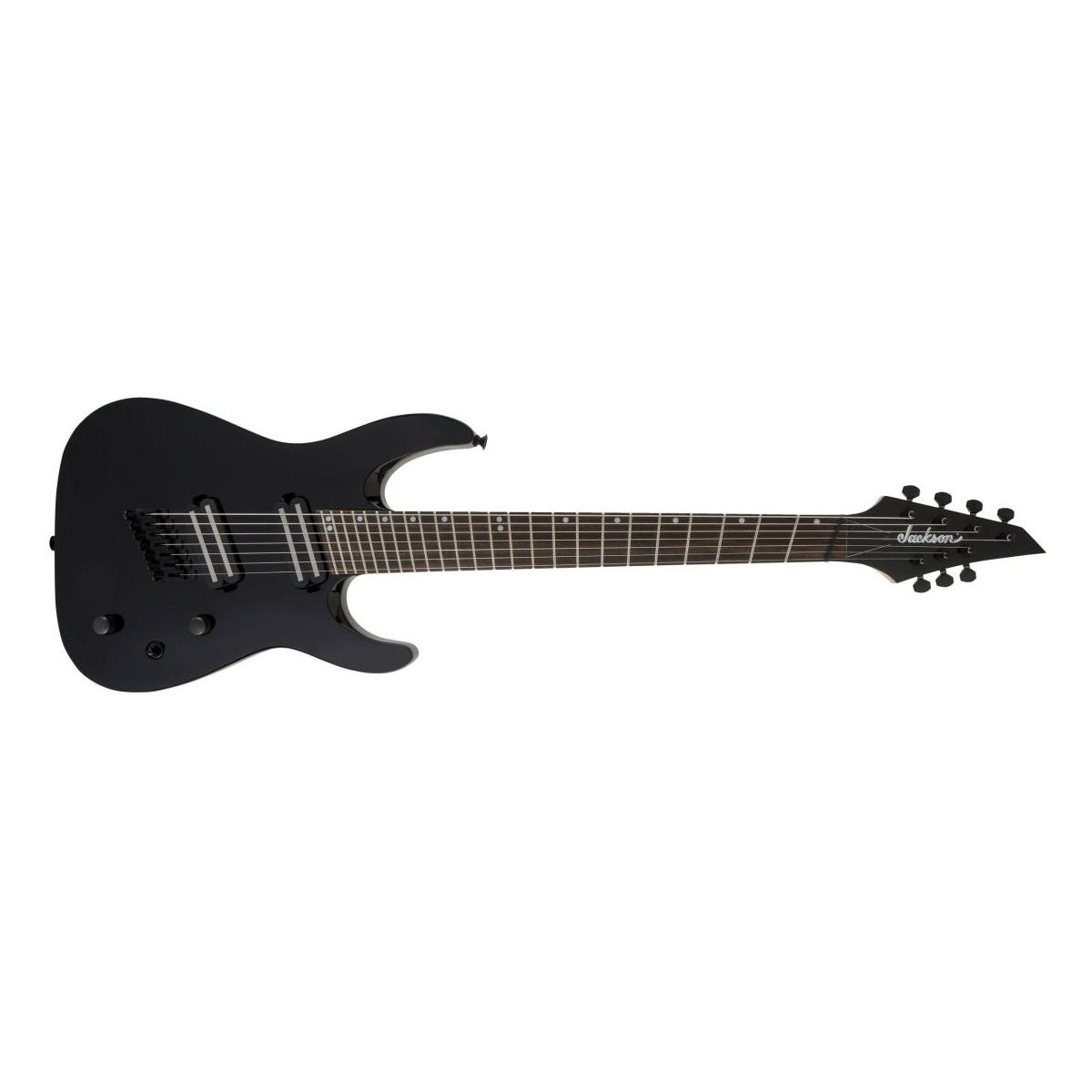 JACKSON - X DKAF7 MS DINKY - MULTI SCALE - 7 cordes - noir brillant