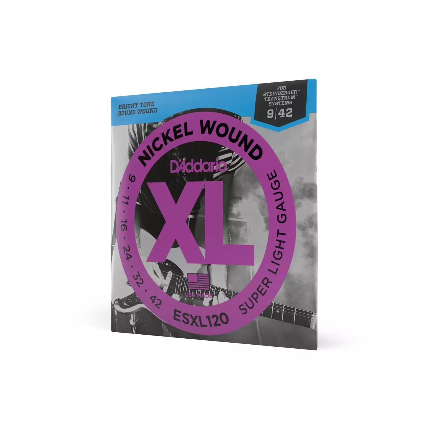 D'ADDARIO - ESXL120 - Super Light Double Ball End Electric Guitar Strings - 9-42