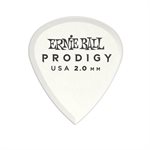 ERNIE BALL - 9203EB - 2.0MM WHITE MINI PRODIGY PICKS - 6 PACK