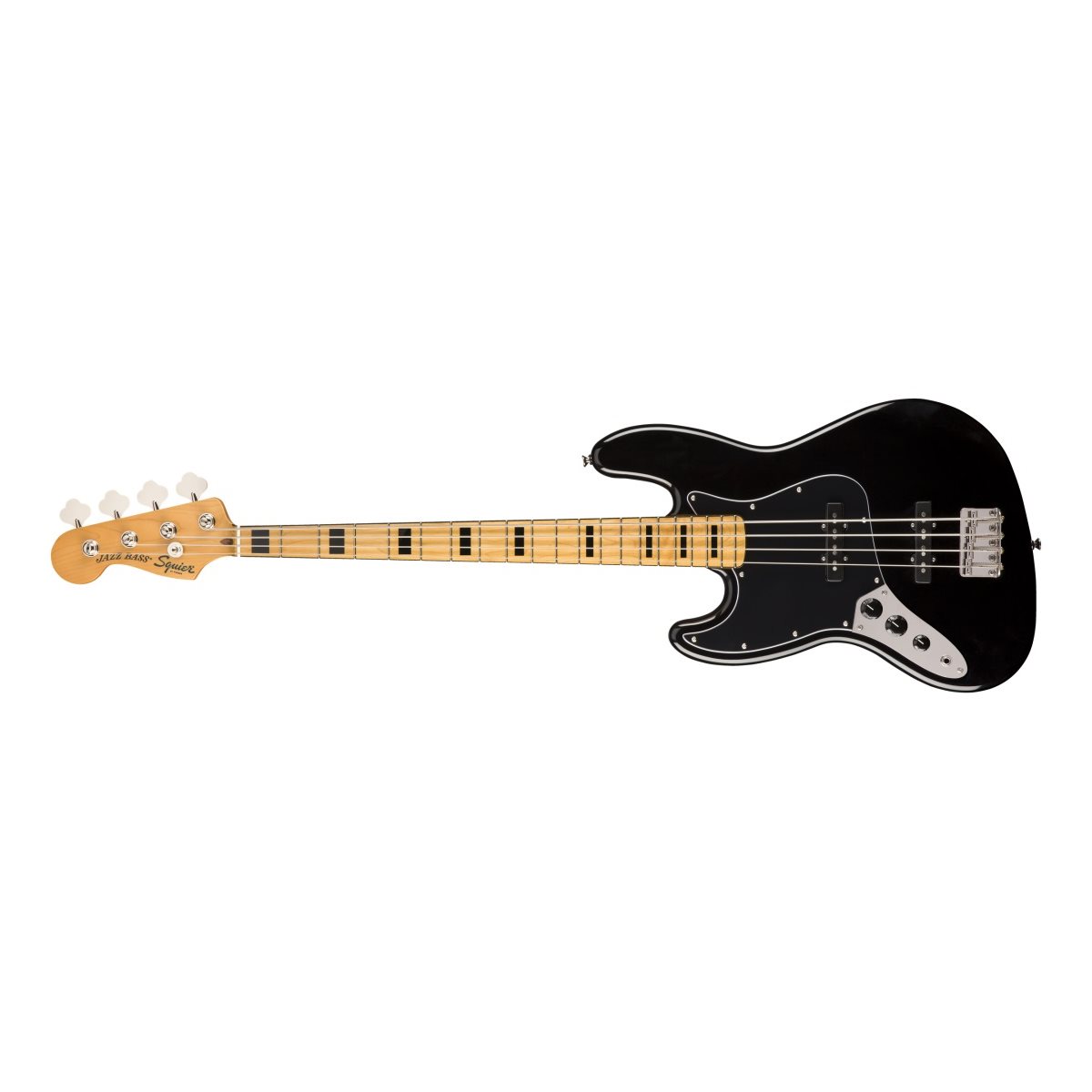 FENDER - CLASSIC Vibe 70's Jazz Bass - gaucher - noir