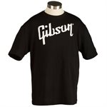 GIBSON - GTS-BLKXXL - T-Shirt with White Logo - XX-Large - black