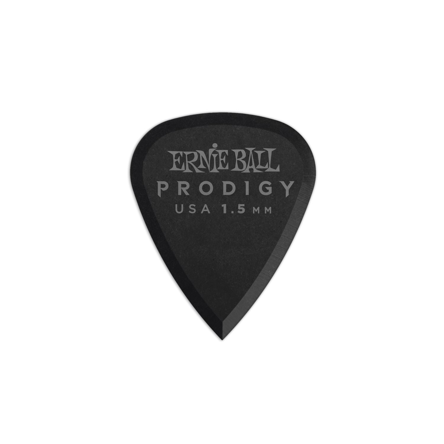 ERNIE BALL - 9199EB - 1.5mm Black Standard Prodigy Picks - ensemble de 6 pick