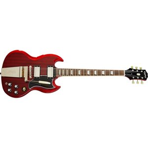 EPIPHONE - Guitare électrique SG Standard '61 Maestro Vibrola - Vintage Cherry