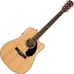 FENDER - CD-60SCE - MANCHE EN NOYER - NATUREL