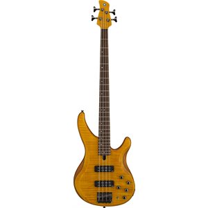 YAMAHA - TRBX604FM - 4 string electric bass guitar - MATTE AMBER