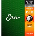 Elixir - 14202 - electric Bass Strings - 5 strings - Nanoweb Coating - 45-130