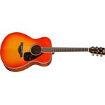 YAMAHA - FS820 - Small Body Acoustic Guitar w / Solid Spruce Top - Autumn Burst