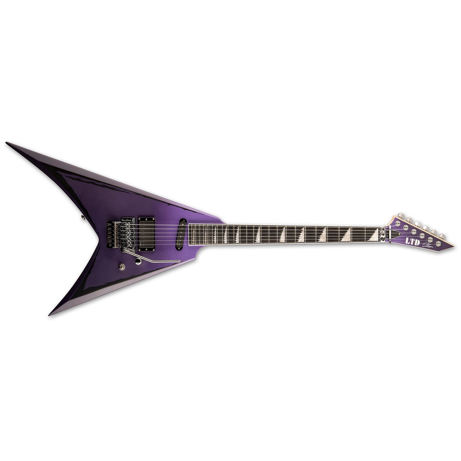 ESP LTD - guitare électrique Alexi Ripped - Purple Fade Satin