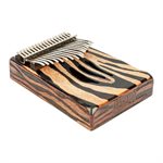 MAHALO - MKA17ZE - Kalimba Zebra Design Key of C 