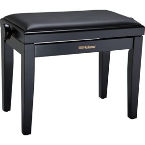 ROLAND - RPB-200BK - Piano Bench with Cushioned Seat in satin black finish