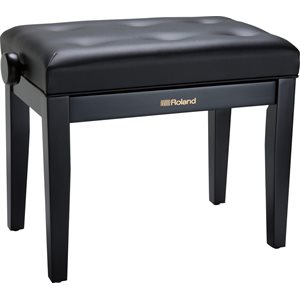 ROLAND - RPB-300BK - Piano Bench with Cushioned Seat w / Satin black finish