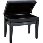 ROLAND - RPB-400BK - Piano Bench with Cushioned Seat w / storage compartment - satin black 