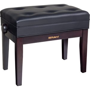 ROLAND - RPB-400RW - Piano Bench with Cushioned Seat w / storage compartment - rosewood