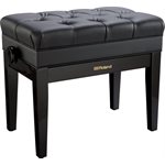 ROLAND - RPB-500PE - PIANO BENCH - ADJUSTABLE - WITH STORAGE - POLISHED ebony