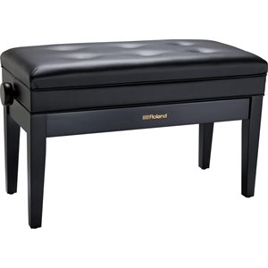 ROLAND - RPB-D400BK - Duet Piano Bench with Storage Compartment - satin black 