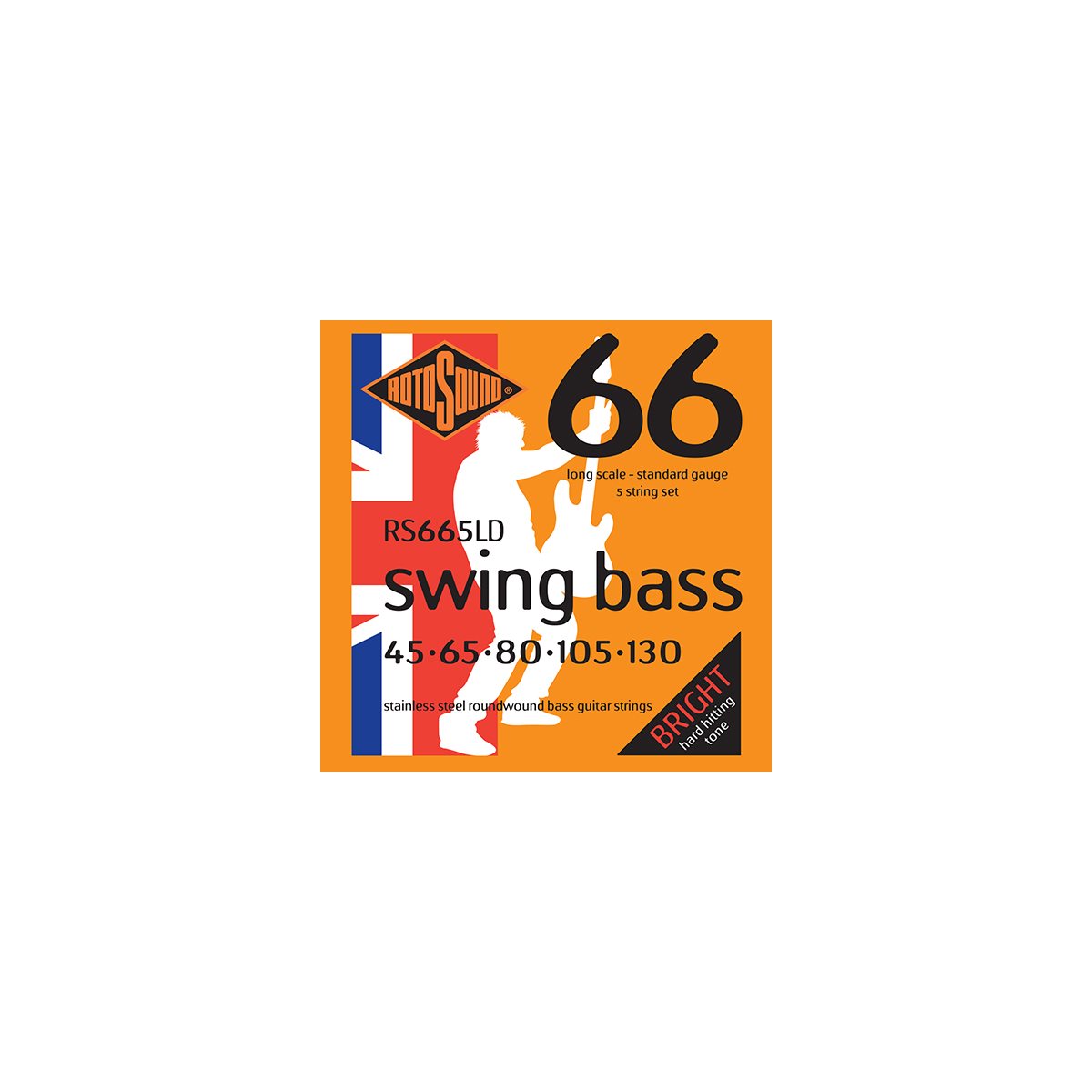 ROTOSOUND - RS665LD - SWING BASS 66 - 5 cordes - LONG SCALE - 45-130