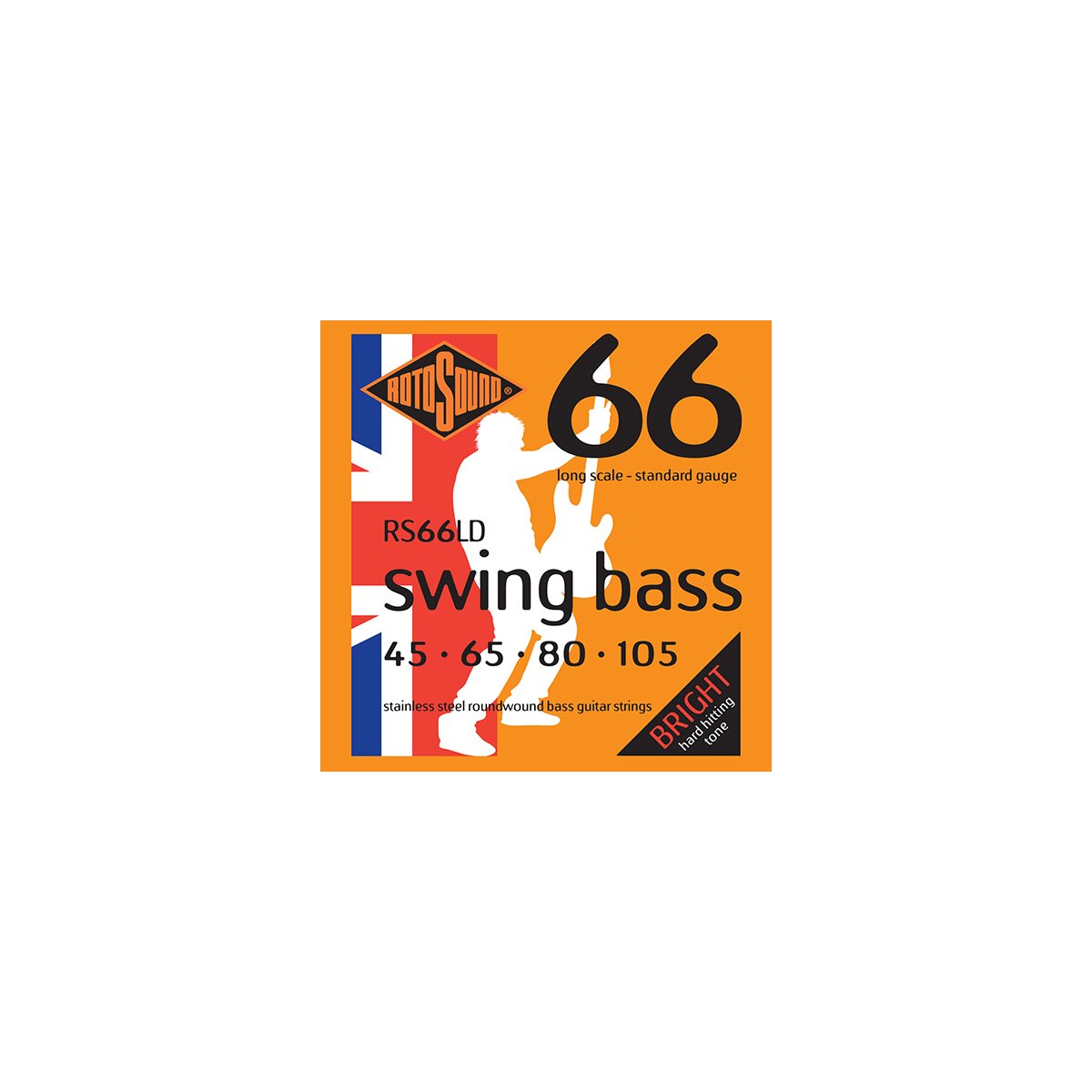 ROTOSOUND - RS66LD - SWING BASS 66 STANDARD - LONG SCALE - 45-105