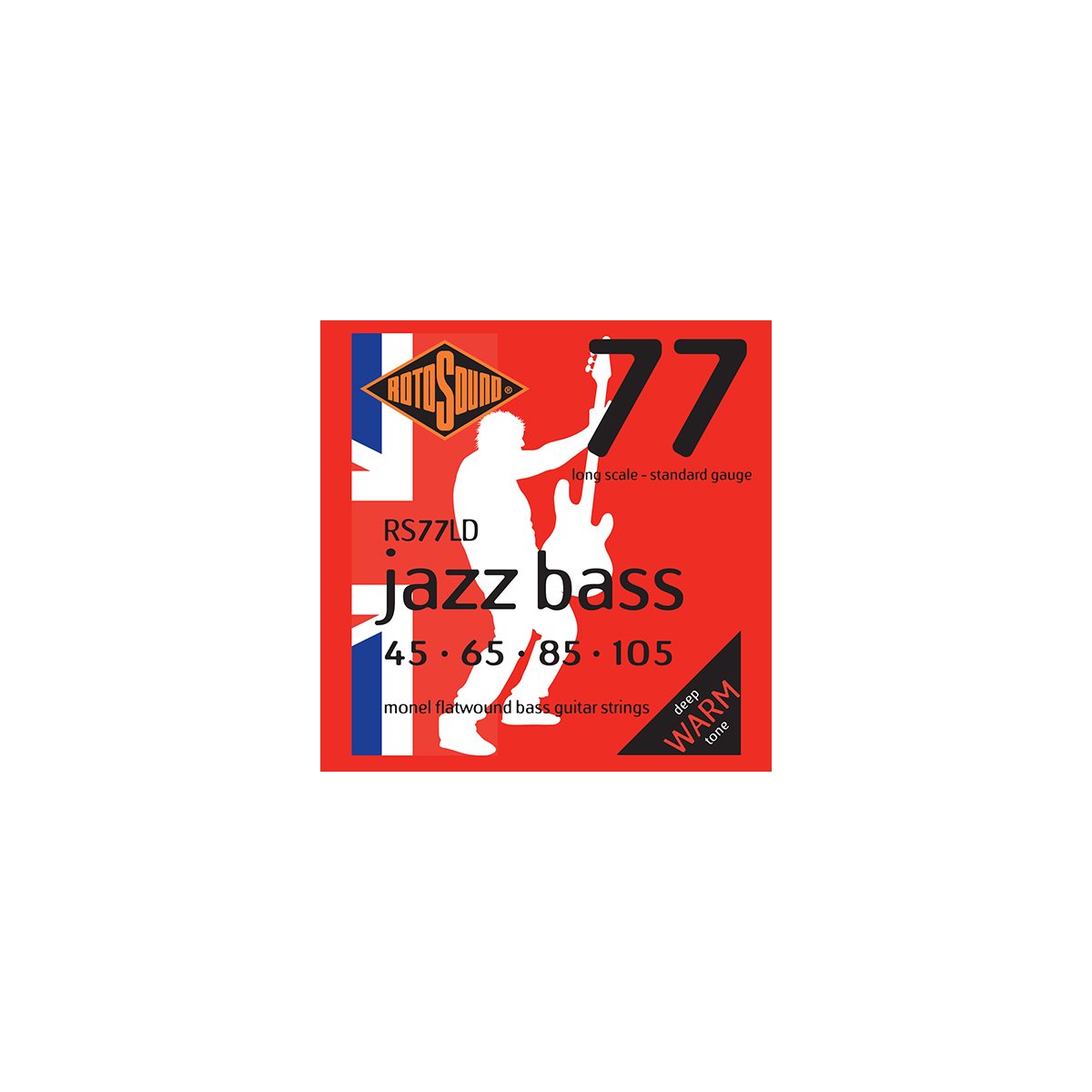 ROTOSOUND - RS77LD - JAZZ BASS 77 STANDARD - flatwound - 45-105