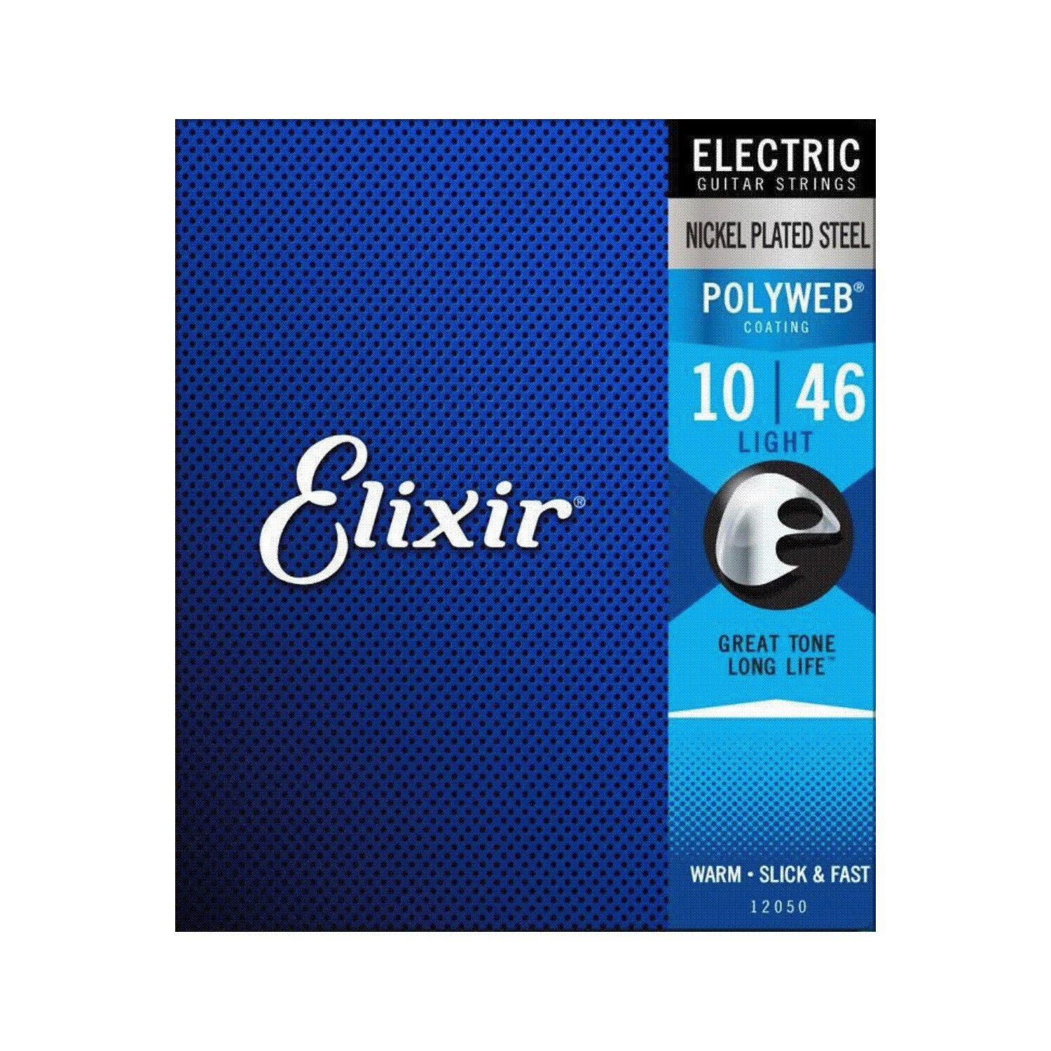 ELIXIR - 12050 - Electric guitar Strings - 6 strings - POLYWEB Coating - 10-46