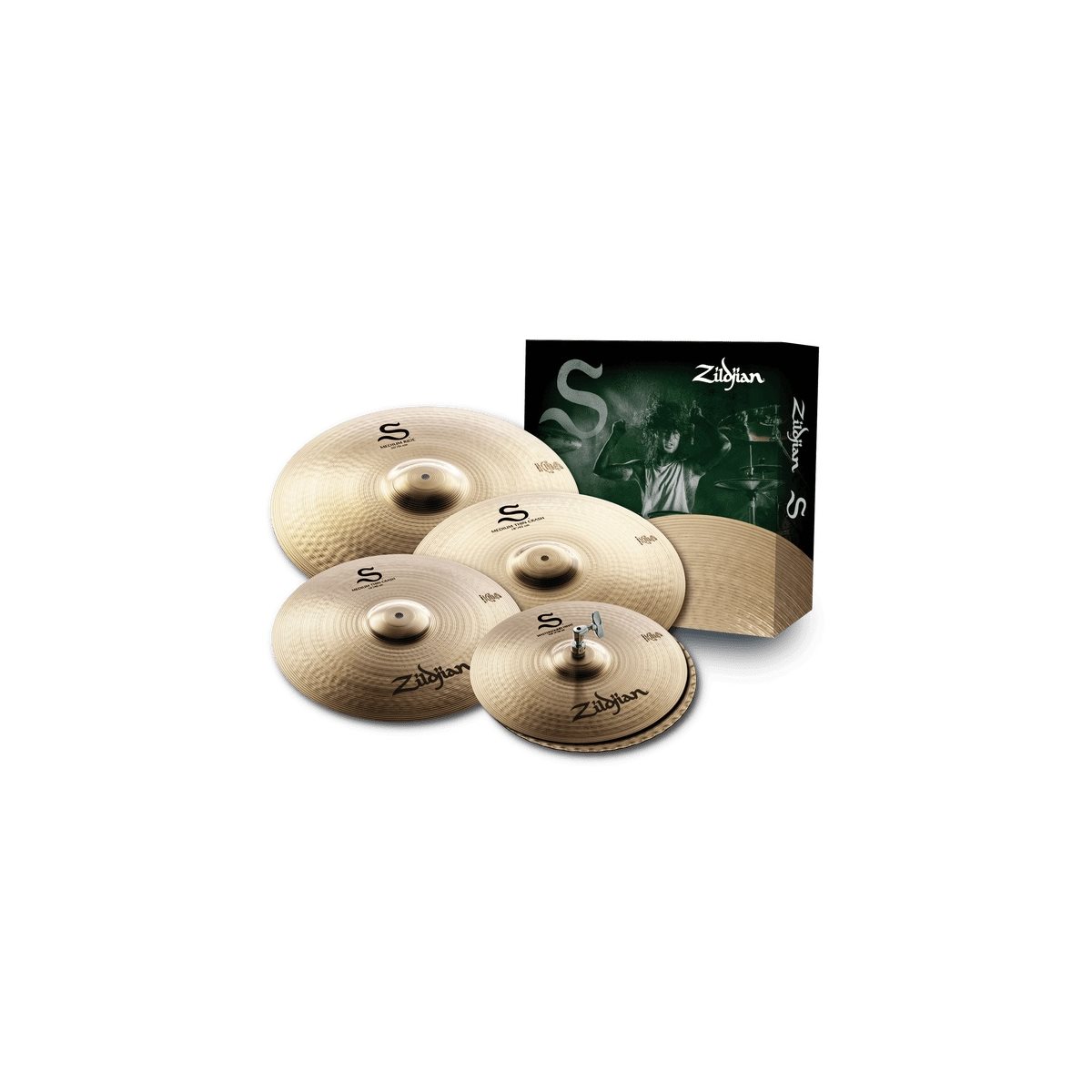 ZILDJIAN - S390 - S FAMILY PERFORMER CYMBAL PACK - 14 / 16 / 18 / 20 inch