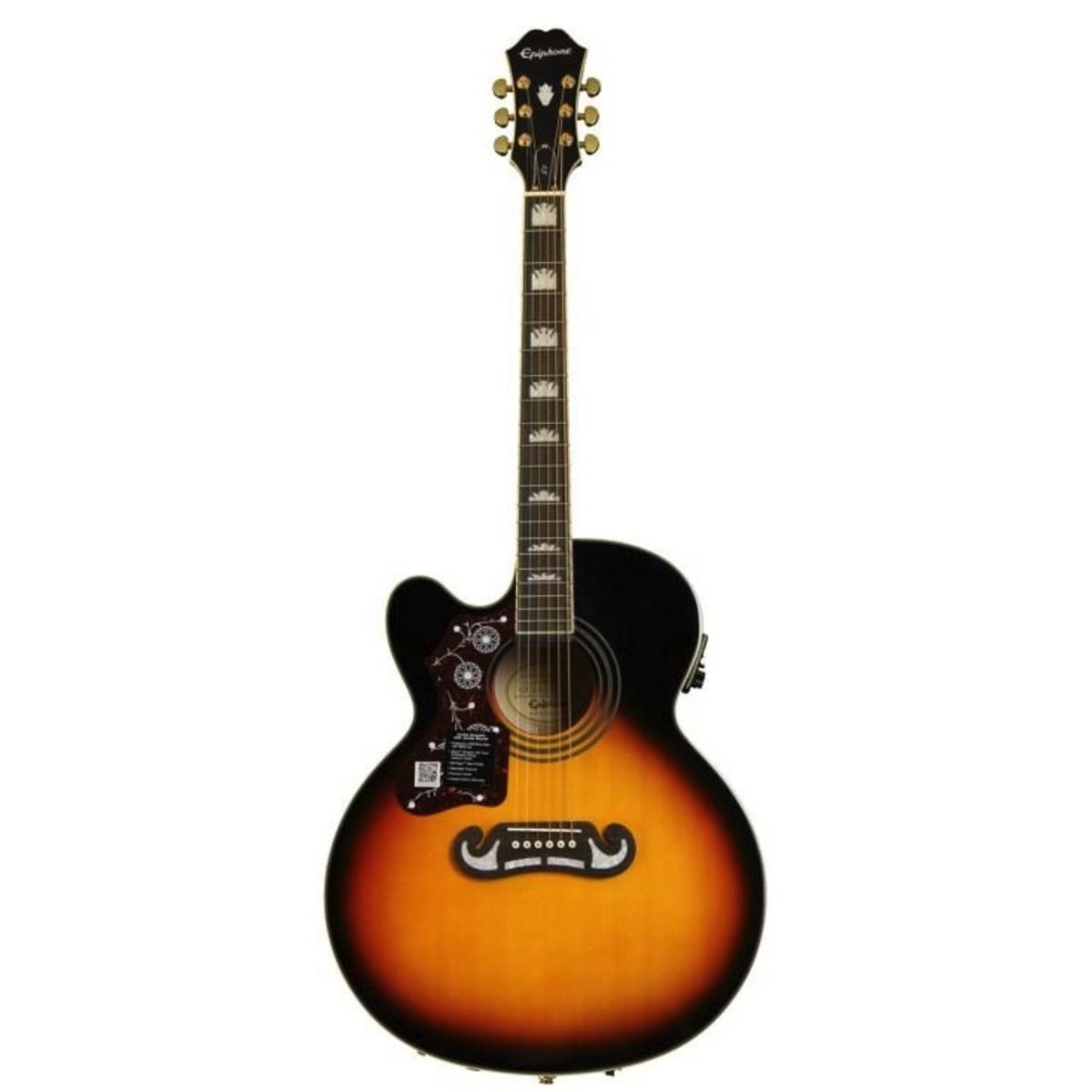 EPIPHONE - EJ200 SUPER JUMBO - LEFT HANDED - VINTAGE SUNBURST