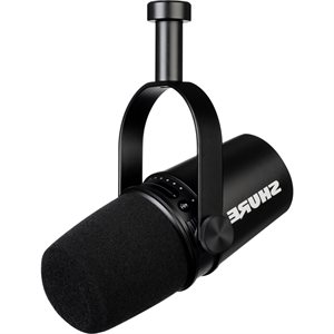 SHURE - MV7 - Podcast Microphone - Black