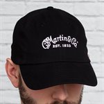 MARTIN - Casquette avec logo Martin blanc - Noir