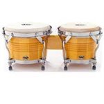 MANO - MP1778-NA - 7 and 8 inch Bongo Set in Natural with Traditional Rims