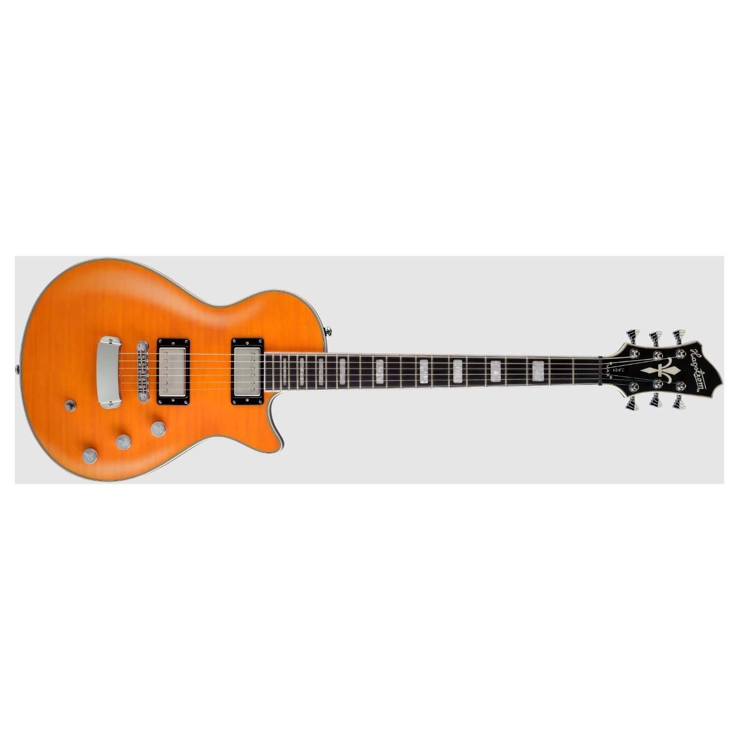 HAGSTROM - Guitare électrique 6 cordes Ultra Max - Milky Mandarin