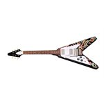 EPIPHONE - Limited Edition Jimi Hendrix ''Love Drops'' Flying V Electric Guitar - Left-Handed - Ebony