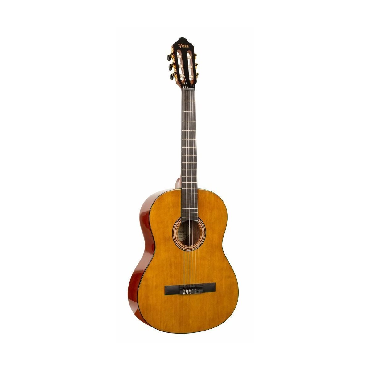 VALENCIA - VC264-N - GUITARE CLASSIQUE MANCHE HYBRIDE