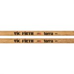 VIC FIRTH - VF-5AT - Baguette de batterie AMERICAN CLASSIC® 5AT TERRA - pointe en bois